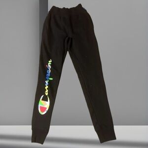 NWT Champion Reverse Weave “Champeon” Hispanic Heritage Jogger Black Size XS